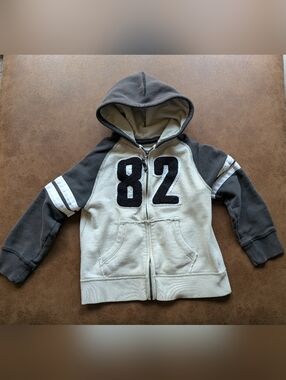 Retro Gymboree Zip Up Hooded Sweatshirt